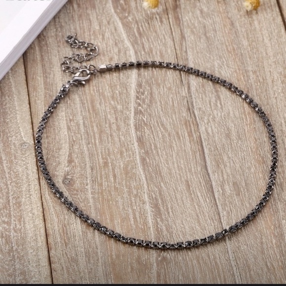 Jewelry - New! Black Rhinestone Choker